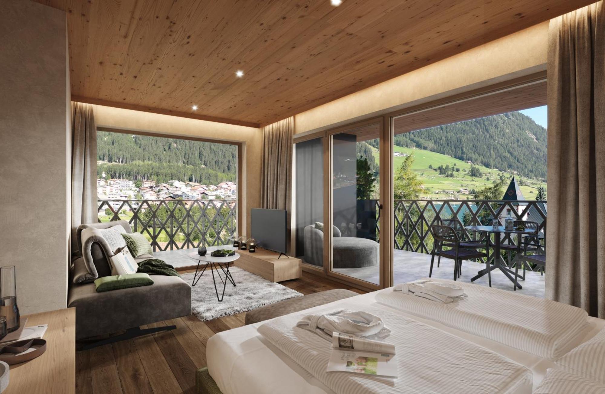 Das Gerstl Family Retreat Resia Exterior foto